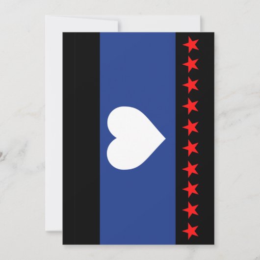 Flag "Foot Pride" Feiertagskarte (Vorderseite)