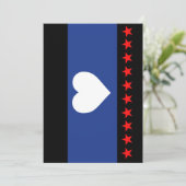 Flag "Foot Pride" Feiertagskarte (Stehend Vorderseite)