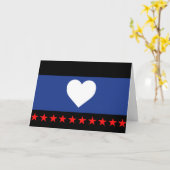 Flag "Foot Pride" Karte (Gelbe Blume)