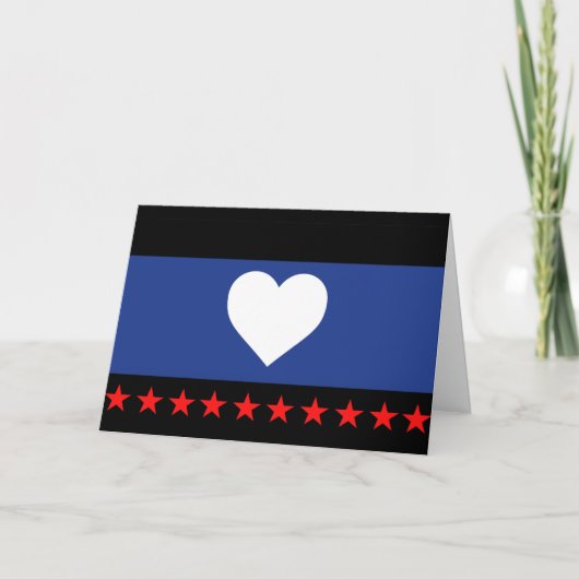 Flag "Foot Pride" Karte (Vorderseite)