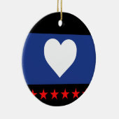 Flag "Foot Pride" Keramik Ornament (Rechts)