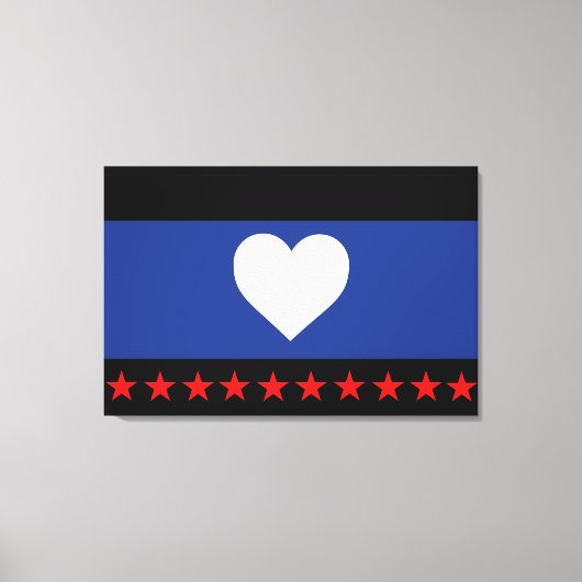 Flag "Foot Pride" Leinwanddruck (Vorderseite)