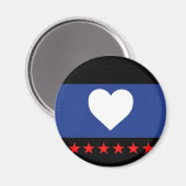 Flag "Foot Pride" Magnet (Vorderseite/Rückseite)