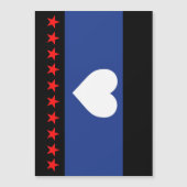 Flag "Foot Pride" Magneteinladung (Vorderseite)