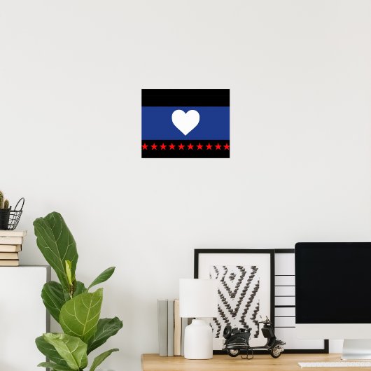 Flag "Foot Pride" Poster (Heimbüro)