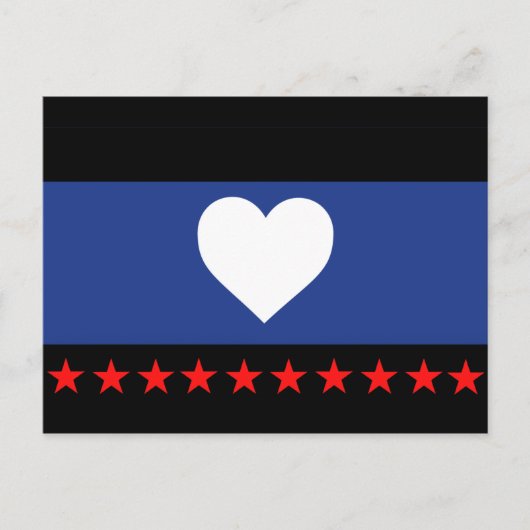 Flag "Foot Pride" Postkarte (Vorderseite)