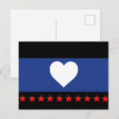 Flag "Foot Pride" Postkarte (Vorne/Hinten)