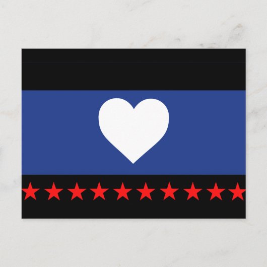 Flag "Foot Pride" Postkarte (Vorderseite)
