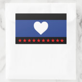 Flag "Foot Pride" Rechteckiger Aufkleber (Tasche)