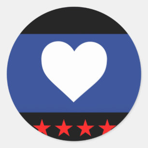 Flag "Foot Pride" Runder Aufkleber