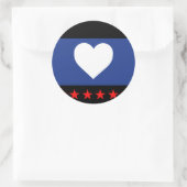 Flag "Foot Pride" Runder Aufkleber (Tasche)