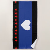Flag "Foot Pride" Strandtuch (Vorderseite)