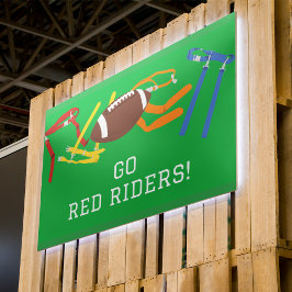 Flag Football Banquet Ende der Saison Party Banner