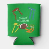 Flag Football Coach Player Personalisiert Dosenkühler (Vorderseite)