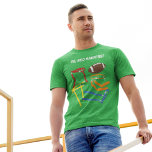 Flag Football Coach Player Personalisiert T-Shirt<br><div class="desc">Gönnen Sie sich einen guten Appetit auf Ihr Lieblings-Team oder Ihren Lieblings-Spieler oder kreieren Sie ein personalisiertes Geschenk für den Flaggenfußballtrainer, wenn Sie diesem T - Shirt Ihren eigenen Text hinzufügen. Diese Grafik zeigt Abbildungen eines Fußballs und ein buntes Sortiment von Flaggenriemen mit der Nachricht in fett weißen Buchstaben oben....</div>