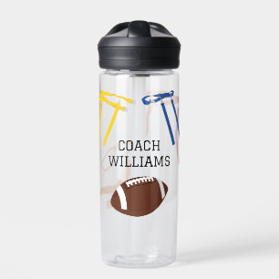Flag Football Coach Player Personalisiert Trinkflasche