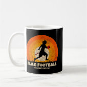 Flag Football Girl Women Schnell für Sie auf Flag Kaffeetasse (Links)