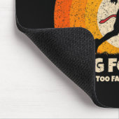 Flag Football Girl Women Schnell für Sie auf Flag  Mousepad (Ecke)