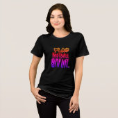 Flag Football Is My Life  Tri-Blend Shirt (Vorderseite voll)