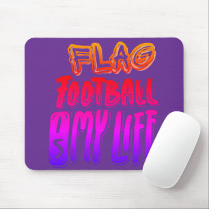 Flag Football Ist Mein Leben  Mousepad