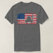 Flag "Forklift Driver USA" T-Shirt (Design vorne)
