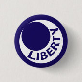 Flag Fort Moultrie, South Carolina Button (Vorderseite)