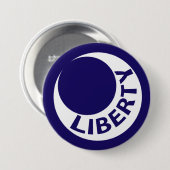 Flag Fort Moultrie, South Carolina Button (Vorne & Hinten)