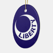 Flag Fort Moultrie, South Carolina Keramik Ornament (Links)