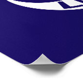 Flag Fort Moultrie, South Carolina Poster (Ecke)