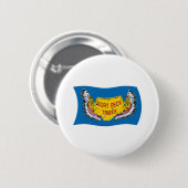 Flag Fort Peck Assiniboine Button (Vorne & Hinten)