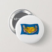 Flag Fort Peck Assiniboine Button (Vorne & Hinten)