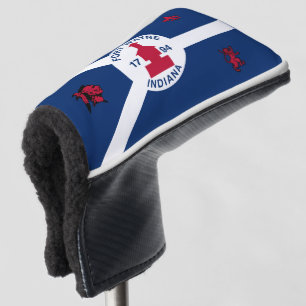 Flag Fort Wayne, Indiana Golf Head Cover Headcover