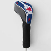 Flag Fort Wayne, Indiana Golf Headcover (angewinkelt)