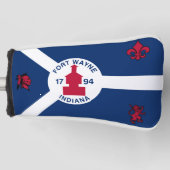 Flag Fort Wayne, Indiana Golf Headcover (Vorderseite)