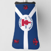 Flag Fort Wayne, Indiana Golf Headcover (Rotieren 90)