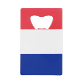 Flag France Credit Card Flaschenöffner (Vorderseite)