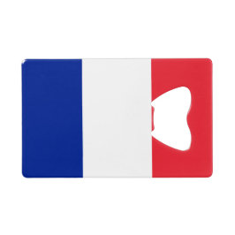 Flag France Credit Card Flaschenöffner