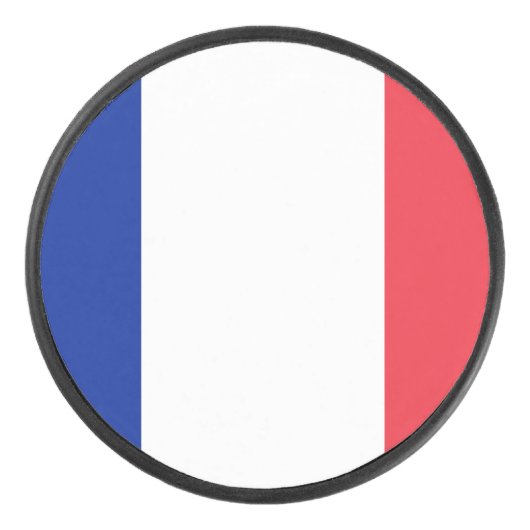 Flag France Hockey Puck (Vorderseite)