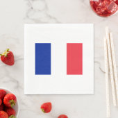 Flag France Paper Napkins Serviette (Beispiel)