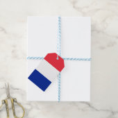 Flag Frankreich - Gift-Tags Geschenkanhänger (Mit Garn)