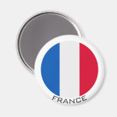 Flag Frankreich Magnet (Vorderseite/Rückseite)