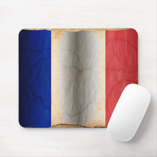 Flag Frankreich Mouse Pad Mousepad (Mit Mouse)