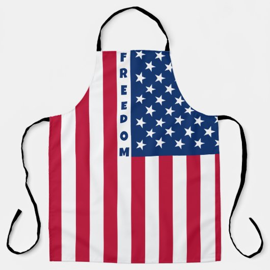 Flag Freedom - Vertikal Schürze (Vorderseite)