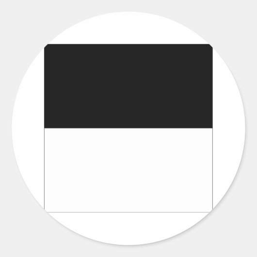 Flag Freiburg Runder Aufkleber (Vorderseite)