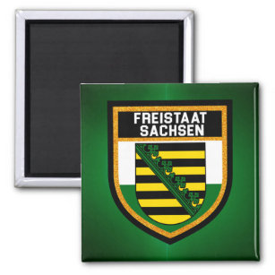 Flag Freistaat Sachsen Magnet