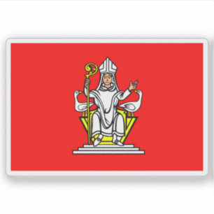 Flag Frenštát pod Radhoštěm, Tschechische Republik Aufkleber