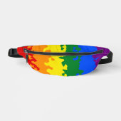 Flag Funky Boho Abstrakt Gay Rainbow Mosaic Pride Bauchtasche (Vorderseite)