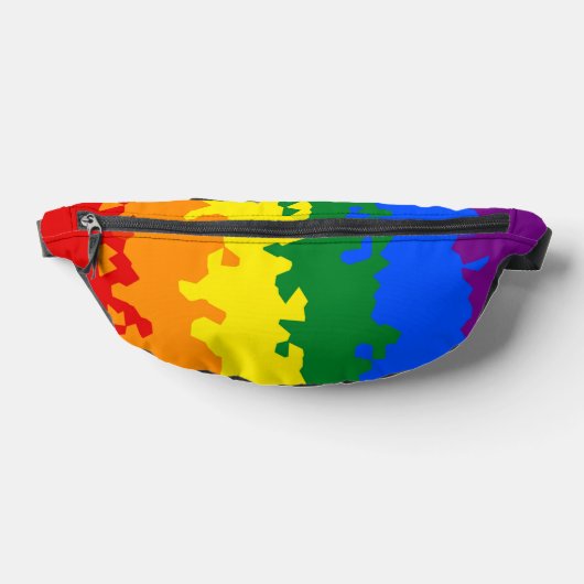 Flag Funky Boho Abstrakt Gay Rainbow Mosaic Pride Bauchtasche (Ablage )