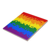 Flag Funky Boho Abstrakt Gay Rainbow Mosaic Pride Fliese (Seite)