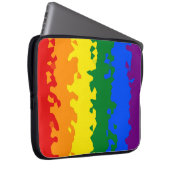 Flag Funky Boho Abstrakt Gay Rainbow Mosaic Pride Laptopschutzhülle (Vorne Rechts)